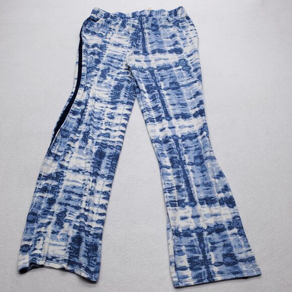 Lucky Brand Athletic Drawstring Running Yoga Pants Womens Size XS Blue White - Picture 6 of 7